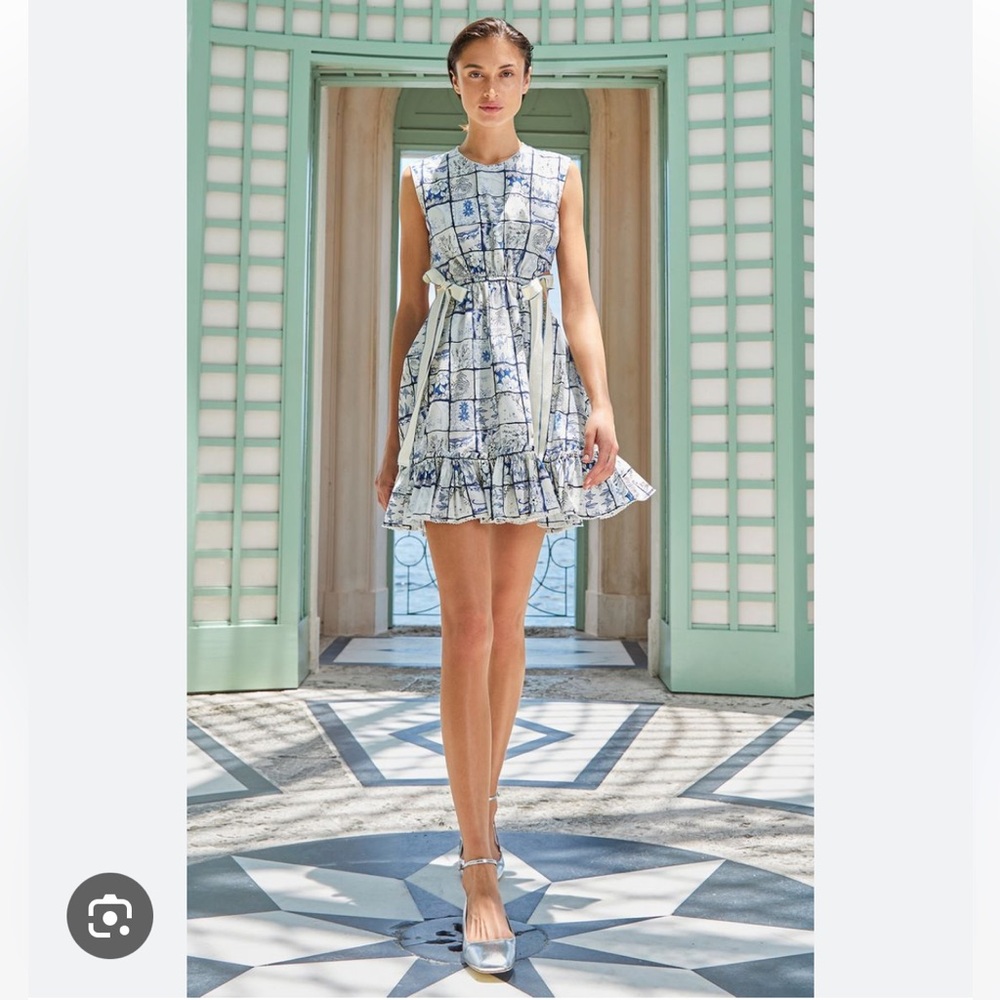 NWT Agua by Agua Bendita Sucre Porcelana dress